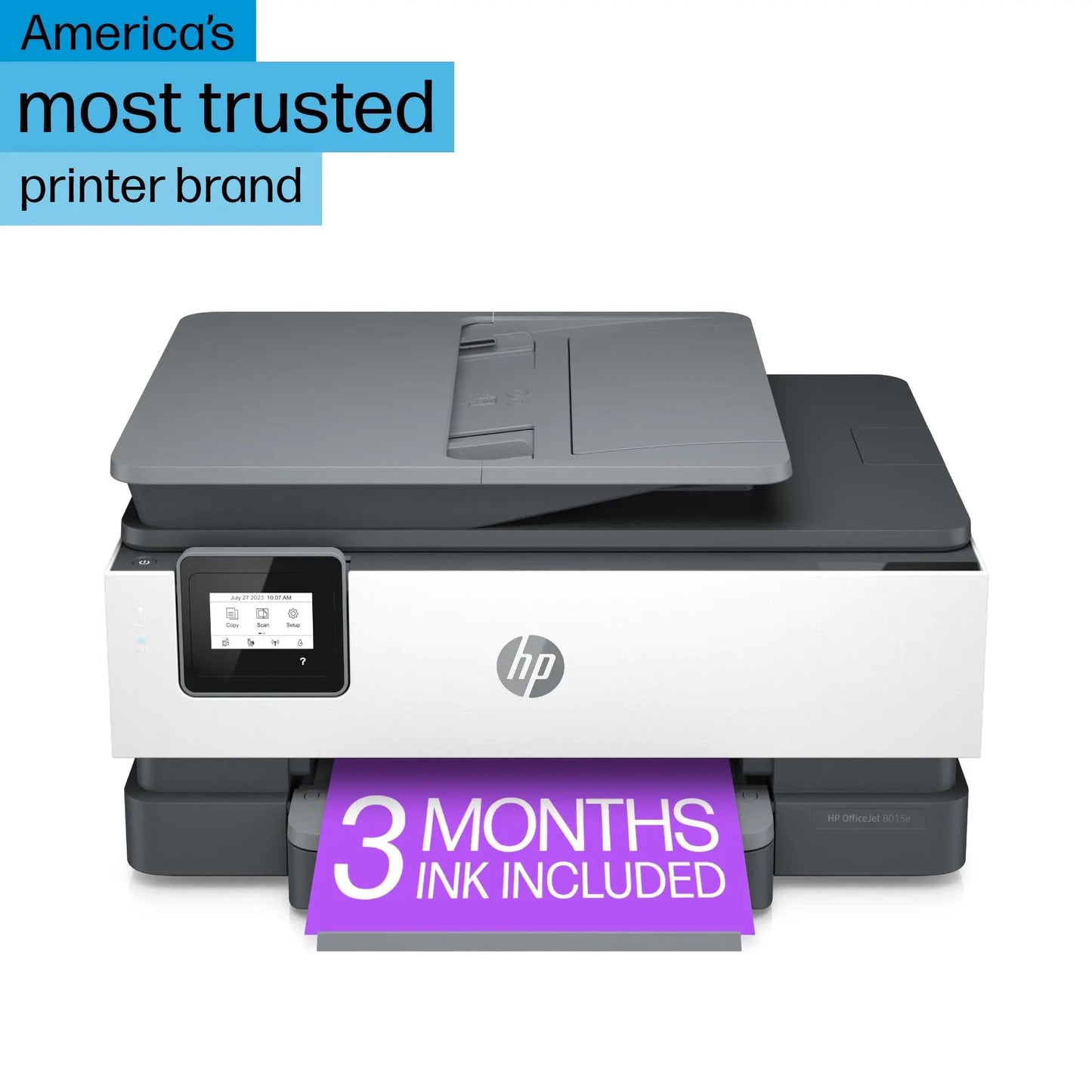 HP OfficeJet 8015e Wireless Color All - in - One Printer, 3 months of Instant Ink included - North State Signs & Printing