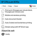 HP OfficeJet 8015e Wireless Color All - in - One Printer, 3 months of Instant Ink included - North State Signs & Printing