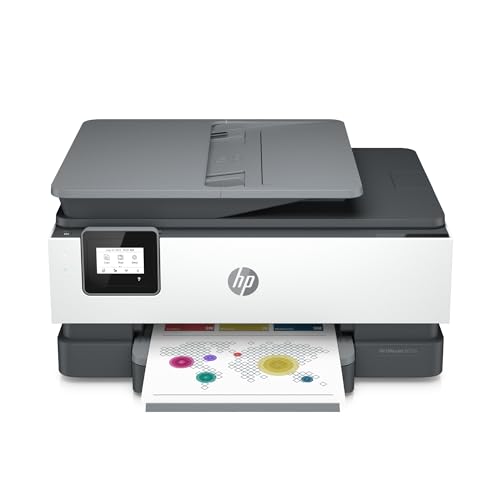 HP OfficeJet 8015e Wireless Color All-in-One Printer with 6 months of ink included with HP + (228F5A) - Office Printer