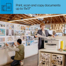 HP OfficeJet Pro 9730e Wide Format Wireless All-in-One Color Inkjet Printer Print scan Copy ADF Duplex Printing