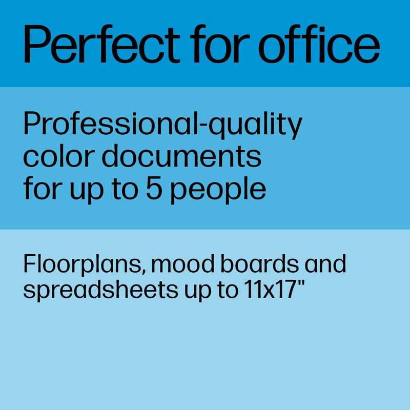 HP OfficeJet Pro 9730e Wide Format Wireless All-in-One Color Inkjet Printer Print scan Copy ADF Duplex Printing