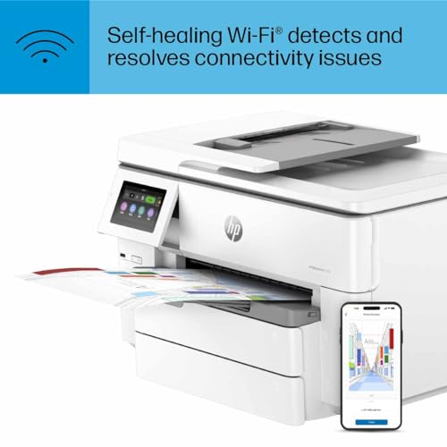 HP OfficeJet Pro 9730e Wide Format Wireless All-in-One Color Inkjet Printer Print scan Copy ADF Duplex Printing