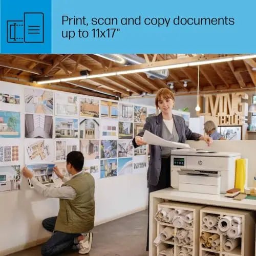 HP OfficeJet Pro 9730e Wide Format Wireless All - in - One Color Inkjet Printer - North State Signs & Printing
