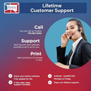 Evolis Zenius Single Sided ID Card Printer & Complete Supplies Package with Bodno Silver Edition ID Software