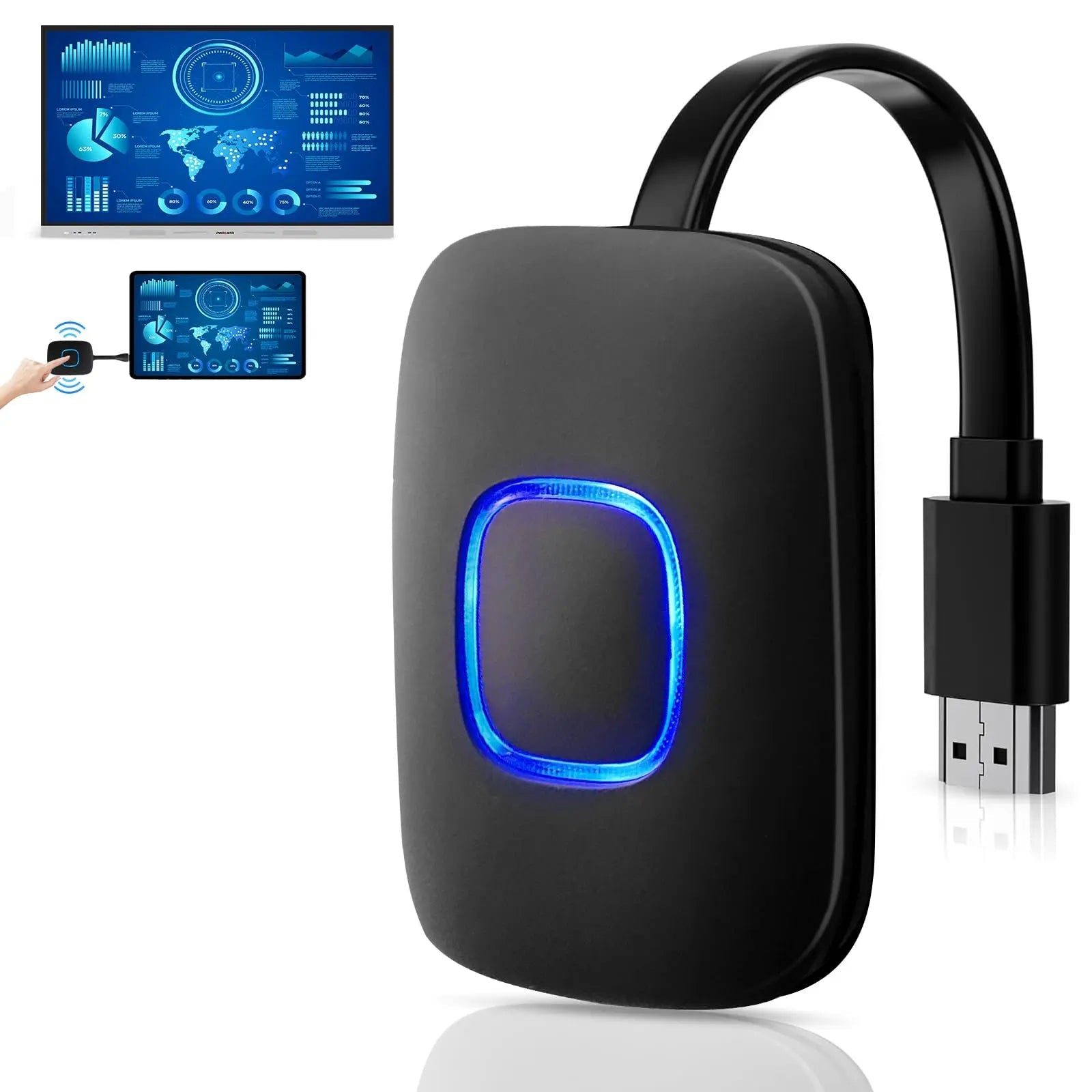 Interactive Whiteboard Set PWR4GTR 75 Inch (Board+Wall Mount+Movable Stand+Wireless Display Adapter) - North State Signs & Printing