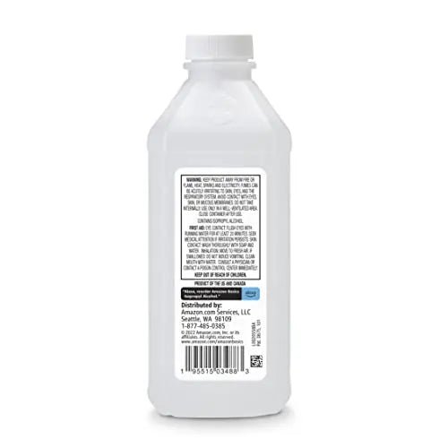 Isopropyl Alcohol 99% Amazon Basics First Aid For Technical Use,16 Fluid Ounces, 1 - Pack (Previously Solimo) - North State Signs & Printing