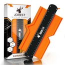 JOREST Contour Gauge with Lock (10 Inch), Gifts Ideas for Men Dad Carpenter Handyman, Profile Tool for Tile Flooring, Carpet laying, Woodworking, Measuring Angle/Shape/Outline/Edge - North State Signs & Printing