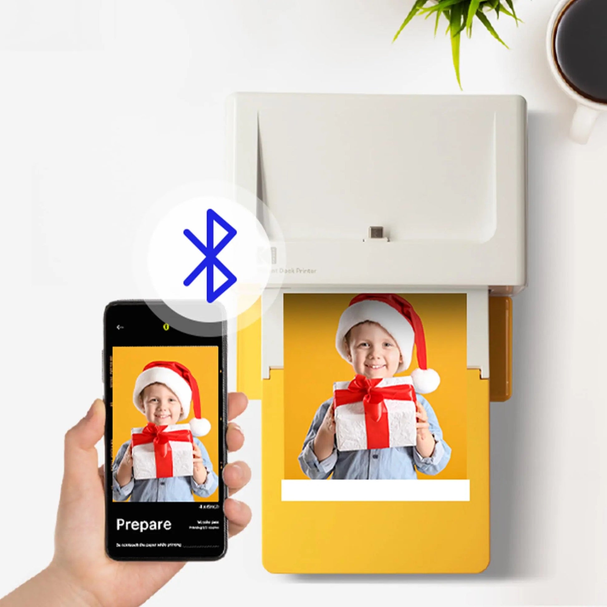 KODAK Photo Printer Dock Plus 4PASS Instant Photo Printer (4x6 inches) + 90 Sheets Bundle - North State Signs & Printing