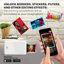 KODAK Step Instant Smartphone Photo Printer - Portable Mini Color Wireless Mobile Printer - Zink 2x3” Sticky - Back Photos - Bluetooth Compatible with iOS & Android Devices - Fun Editing App - White - North State Signs & Printing