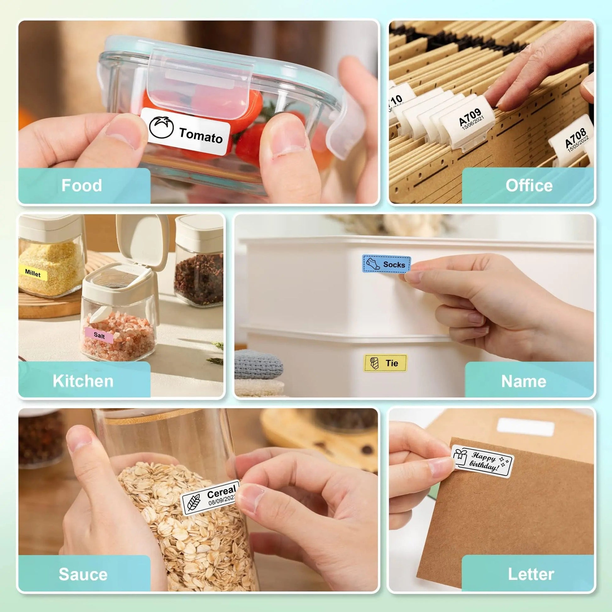 Label Maker Machine with Tape, Nelko P21 Portable Bluetooth Label Printer, Wireless Handheld Sticker Maker Mini Label Makers with Multiple Templates, Light Yellow - North State Signs & Printing