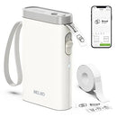 Label Maker Machine with Tape, Nelko P21 Portable Bluetooth Label Printer, Wireless Handheld Sticker Maker Mini Label Makers with Multiple Templates, Light Yellow - North State Signs & Printing
