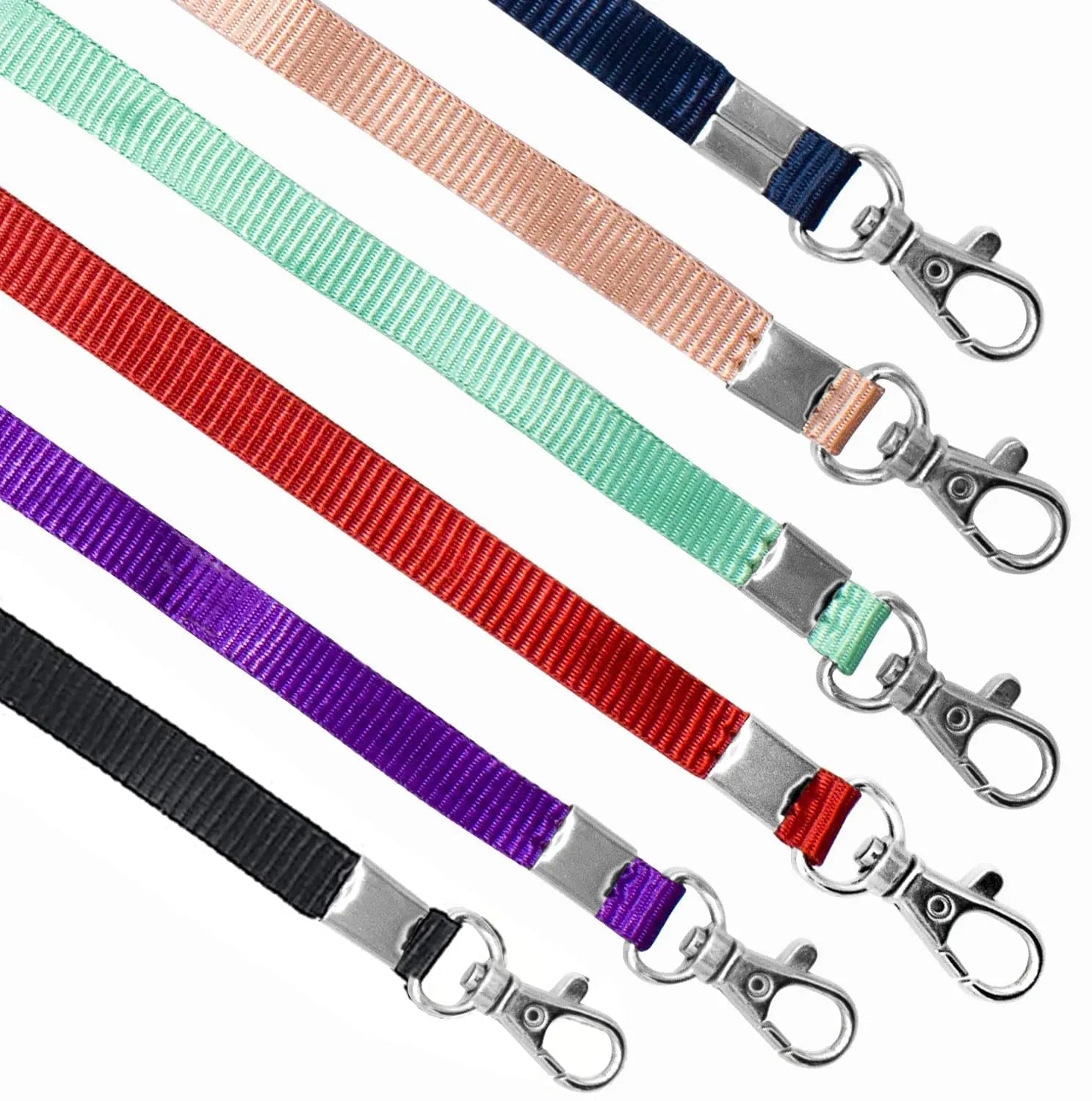 Lanyards for ID Badges, 3 Pack of Lanyard with ID Card Holder, Teskyer Extra Thick Clear Waterproof Resealable Zip ID Badge Holder with Lanyard for Office, School, Cruise Ship Cards - North State Signs & Printing