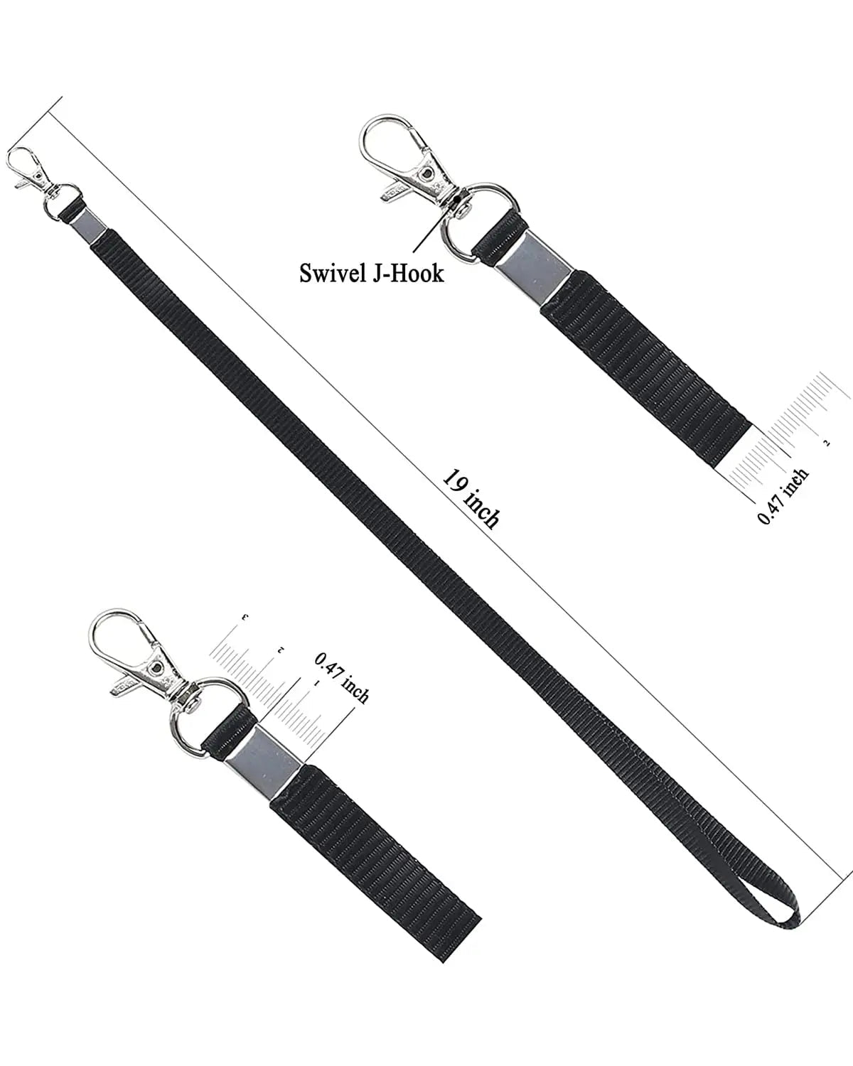 Lanyards for ID Badges, 3 Pack of Lanyard with ID Card Holder, Teskyer Extra Thick Clear Waterproof Resealable Zip ID Badge Holder with Lanyard for Office, School, Cruise Ship Cards - North State Signs & Printing