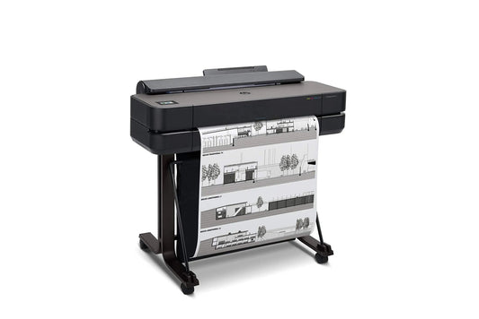 Large Format HP DesignJet T650, Color 24 - inch Plotter Printer, Includes 2 - Year Warranty Care Pack (5HB08H), Black - North State Signs & Printing