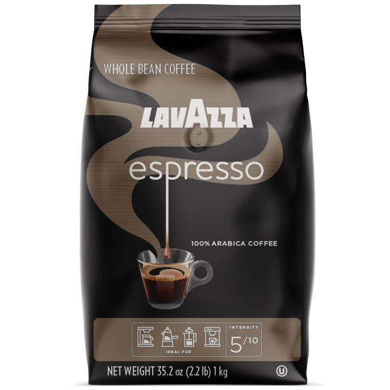 Lavazza Espresso Whole Bean Coffee Blend, Medium Roast, 2.2 Pound Bag (Packaging May Vary) Premium Quality, Non GMO, 100% Arabica, Rich bodied - North State Signs & Printing
