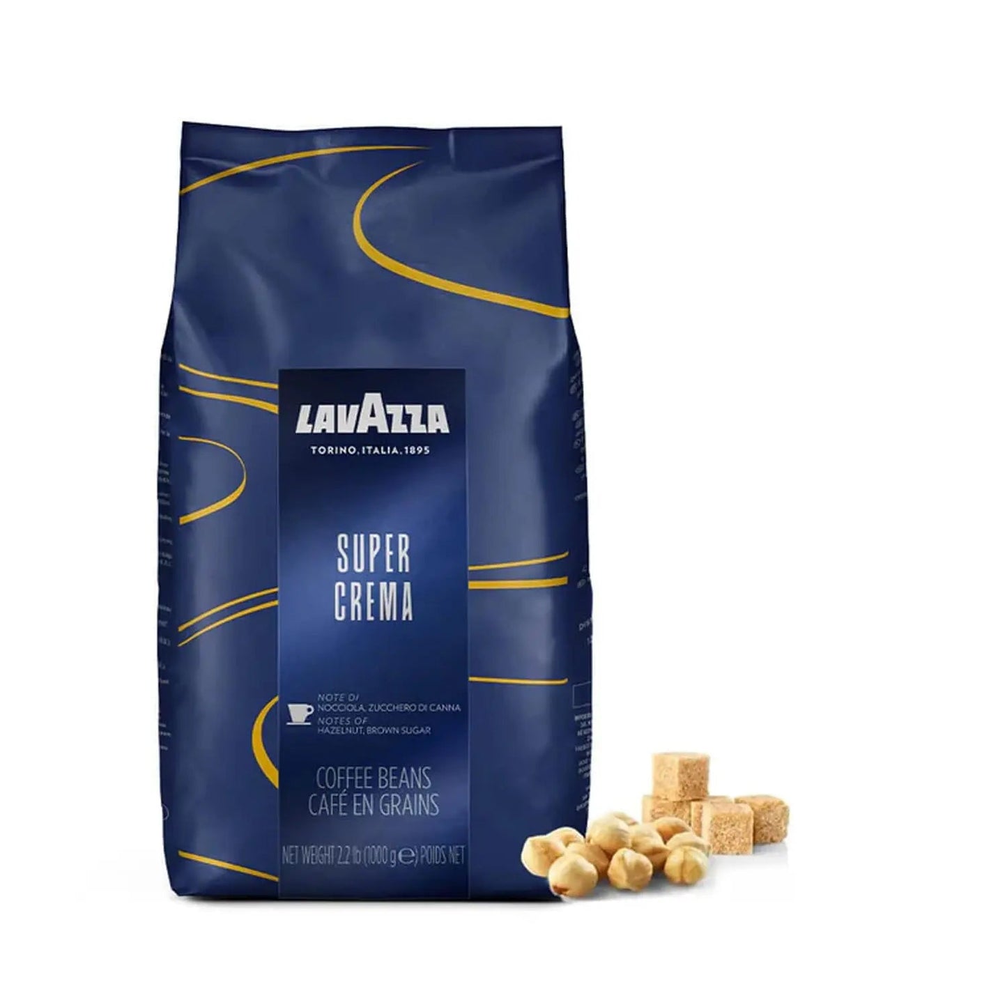 Lavazza Super Crema Whole Bean Coffee Blend, light - Medium Espresso Roast, 2.2 Pound (Pack of 1) ,Premium Quality, Aromatic, Mild and creamy - North State Signs & Printing