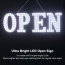 LED Open Signs for Business, 40"x14" Extra Jumbo Unique Design Super Bright Open Sign with Chain, High Visibility Open Sign for Stores Bar Hotel Retail Shops Window Salon Office - North State Signs & Printing