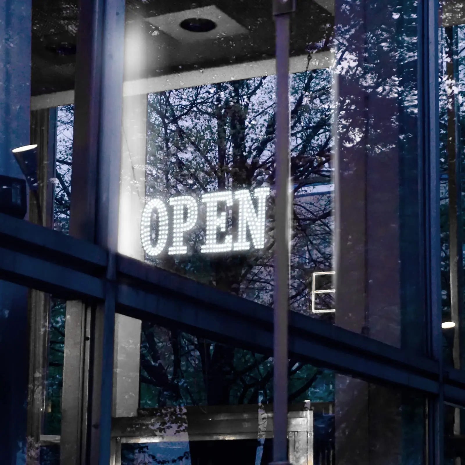 LED Open Signs for Business, 40"x14" Extra Jumbo Unique Design Super Bright Open Sign with Chain, High Visibility Open Sign for Stores Bar Hotel Retail Shops Window Salon Office - North State Signs & Printing