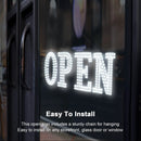 LED Open Signs for Business, 40"x14" Extra Jumbo Unique Design Super Bright Open Sign with Chain, High Visibility Open Sign for Stores Bar Hotel Retail Shops Window Salon Office - North State Signs & Printing