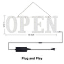 LED Open Signs for Business, 40"x14" Extra Jumbo Unique Design Super Bright Open Sign with Chain, High Visibility Open Sign for Stores Bar Hotel Retail Shops Window Salon Office - North State Signs & Printing