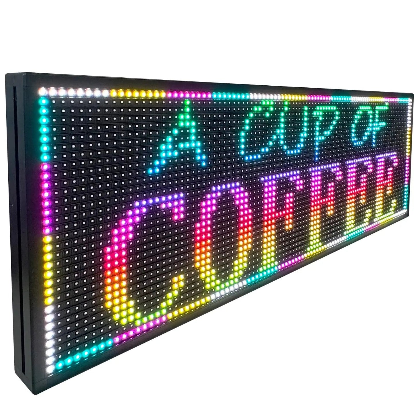 LED Sign P10 Outdoor 39" x 14" with High Resolution Programmable LED Scrolling Sign Display and Perfect Solution for Advertising - North State Signs & Printing