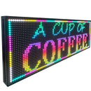 LED Sign P10 Outdoor 39" x 14" with High Resolution Programmable LED Scrolling Sign Display and Perfect Solution for Advertising - North State Signs & Printing