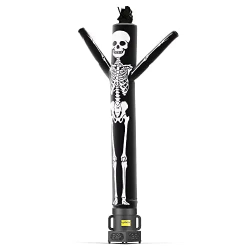 LookOurWay Air Dancers Inflatable Tube Man Set - 7ft Tall Wacky Waving Inflatable Dancing Tube Guy with Weather Resistant Blower - Halloween Themed - Skeleton - North State Signs & Printing