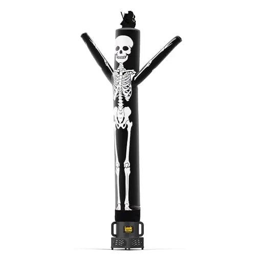 LookOurWay Air Dancers Inflatable Tube Man Set - 7ft Tall Wacky Waving Inflatable Dancing Tube Guy with Weather Resistant Blower - Halloween Themed - Skeleton - North State Signs & Printing