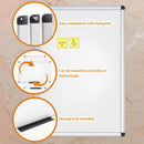 Magnetic Dry Erase Board, 36 X 24 Inches, Silver Aluminium Frame VIZ - PRO - North State Signs & Printing