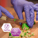 MedPride Powder - Free Nitrile Exam Gloves, Iris Blue, Medium, Box/100 - North State Signs & Printing