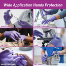 MedPride Powder - Free Nitrile Exam Gloves, Iris Blue, Medium, Box/100 - North State Signs & Printing