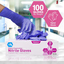 MedPride Powder - Free Nitrile Exam Gloves, Large, Large (Pack of 100) - North State Signs & Printing