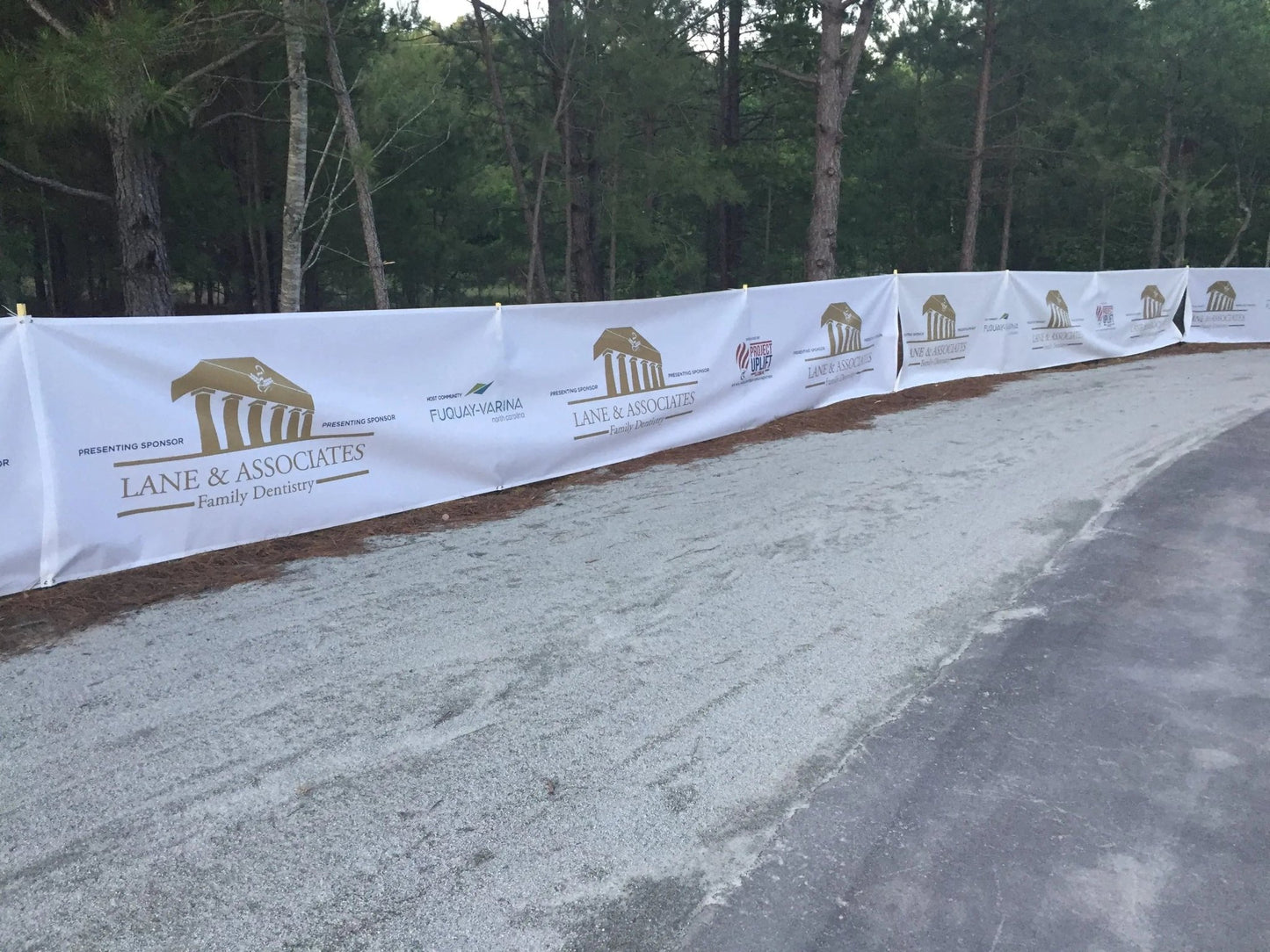 Mesh Banners, Construction Fence Banners, Barricades, and Scrims - North State Signs & Printing