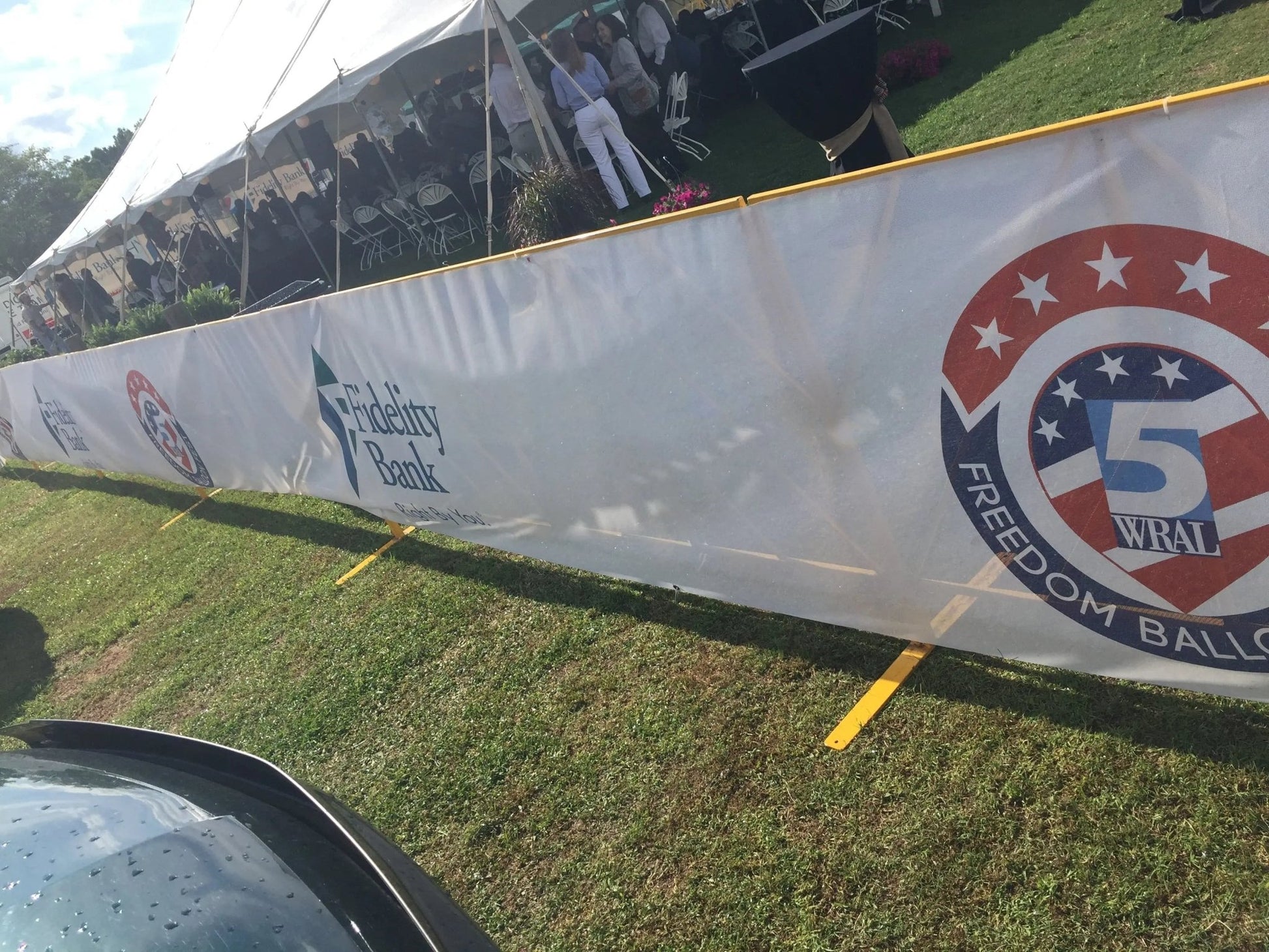 Mesh Banners, Construction Fence Banners, Barricades, and Scrims - North State Signs & Printing