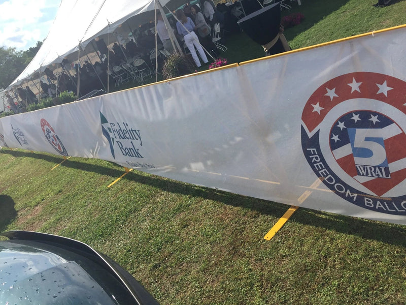 Mesh Banners, Construction Fence Banners, Barricades, and Scrims - North State Signs & Printing