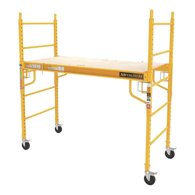MetalTech Scaffolding Platform, Bakers Scaffold Ladder Roofing Equipment, 6 ft - North State Signs & Printing