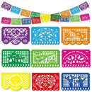 Mexican Party Banner DomeStar 18 Feet Plastic Fiesta Banner Cinco de Mayo Dia De Los Muertos Decor Day of The Dead Papel Picado Decorations Mexican Fiesta Garland for Mexican Party Supplies - North State Signs & Printing