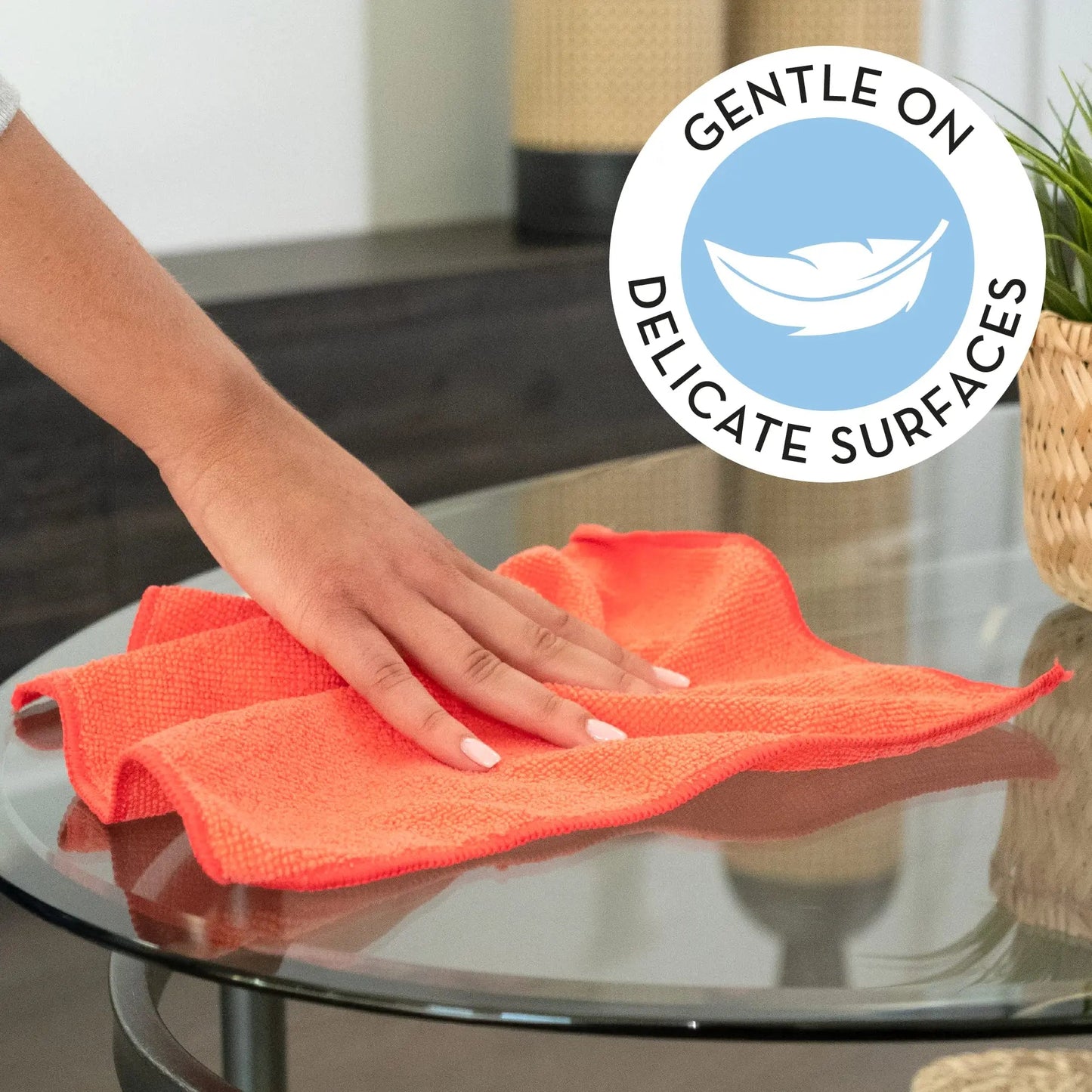 Microfiber Cleaning Cloth, S&T INC. 100 Pack, Bulk Microfiber Towel for Home, Reusable Microfiber Towels for Cars, Assorted, 11.5 in. x 11.5 in., 100 Count - North State Signs & Printing