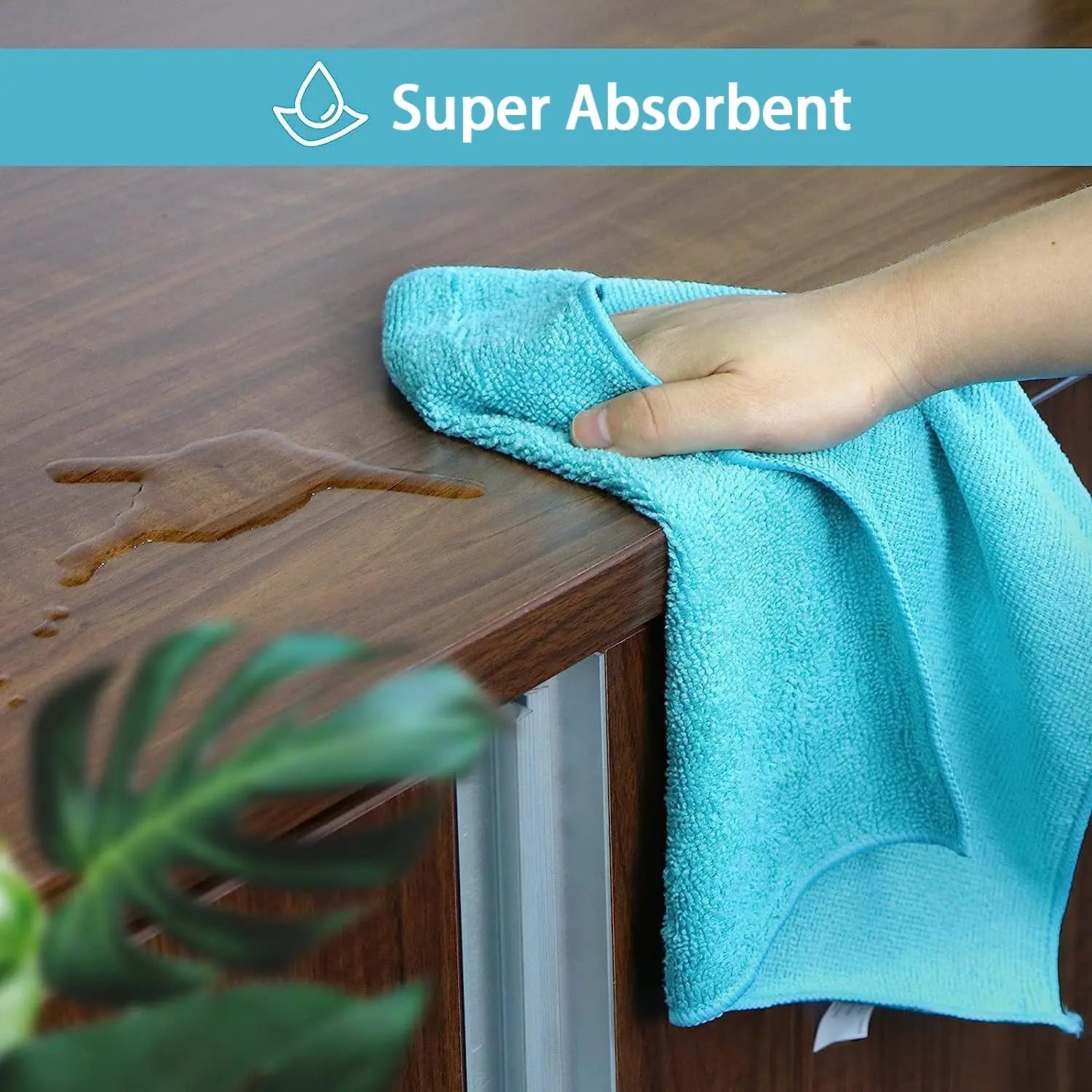 Microfiber Cleaning Cloth,12 Pack Cleaning Rag, Cleaning Towels with 4 Color Assorted, HOMEXCEL, 11.5"X11.5"(Green/Blue/Yellow/Pink) - North State Signs & Printing