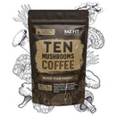 Mushroom Coffee Organic (60 Servings) 10 Mushrooms (Lion’s Mane, Cordyceps, Turkey Tail & Other) Mixed With Gourmet Arabica Instant Immune Boosting Coffee for Focus & Gut Health Support - North State Signs & Printing