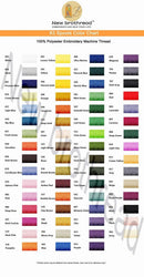 New brothread 63 Brother Colors Polyester Embroidery Machine Thread Kit 500M - North State Signs & Printing