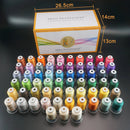 New brothread 63 Brother Colors Polyester Embroidery Machine Thread Kit 500M - North State Signs & Printing