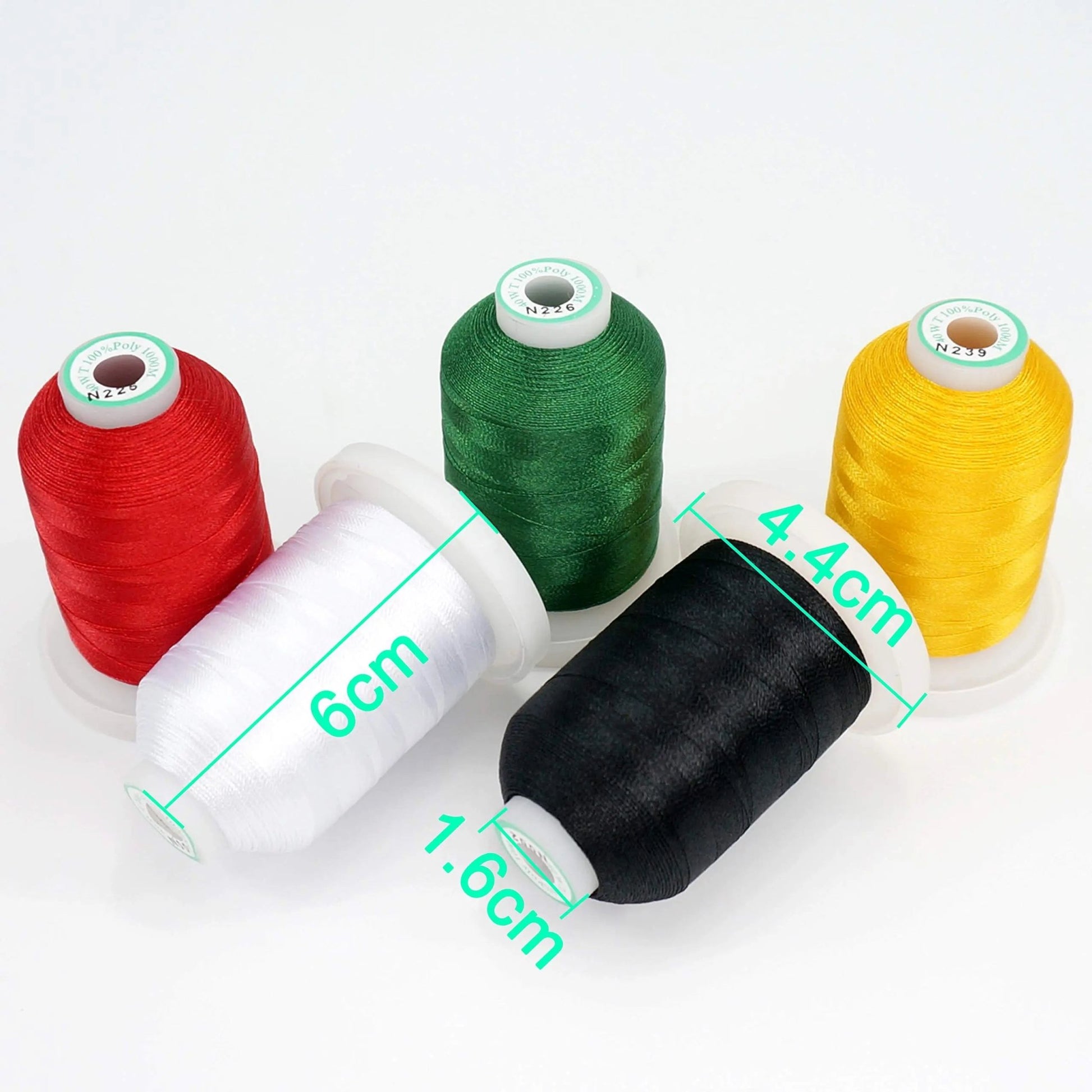 New brothread 80 Spools Polyester Embroidery Machine Thread Kit 1000M (1100Y) Each Spool - Colors Compatible with Janome and Robison - Anton Colors - North State Signs & Printing
