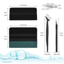 NEWISHTOOL Car Window Tint Installation Kit - Vinyl Wrap Tools With Felt Squeegee, Micro Squeegee, Razor Blade Knife - North State Signs & Printing