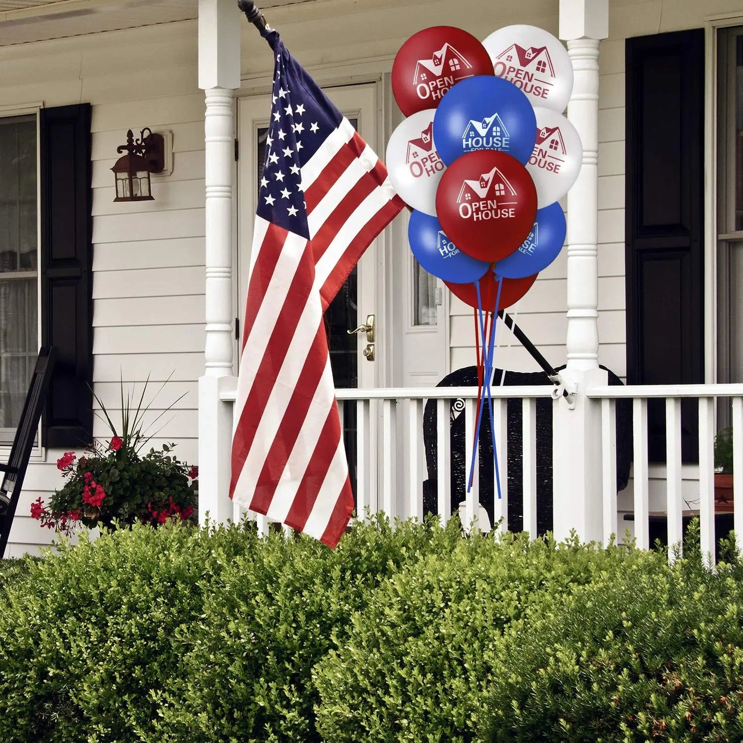 Open House Balloons House for Sale Balloons 12 Inches Latex Balloons for Real Estate Balloons Supplies Signs for Open House Yard Sign House Signs Gejoy 60 Pieces - North State Signs & Printing