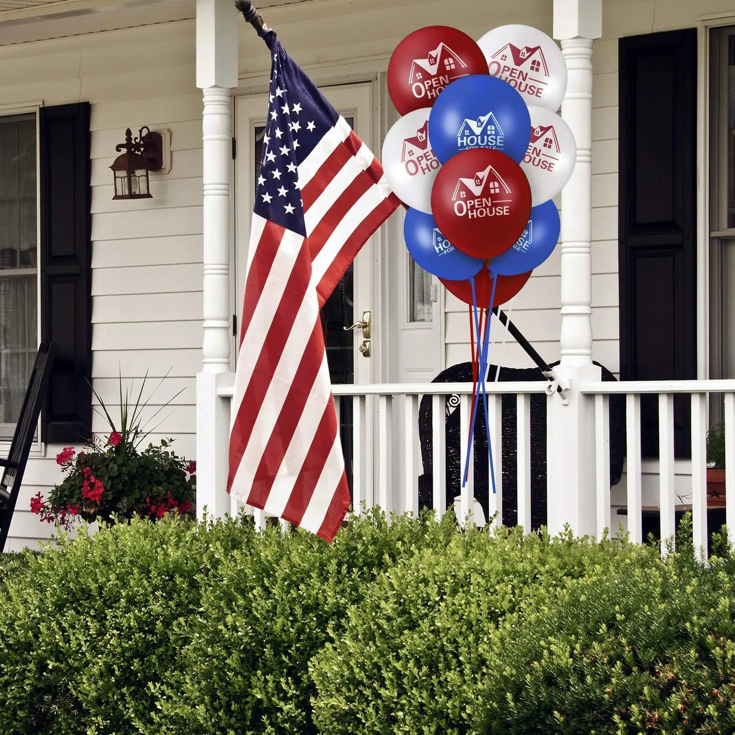 Open House Balloons House for Sale Balloons 12 Inches Latex Balloons for Real Estate Balloons Supplies Signs for Open House Yard Sign House Signs Gejoy 60 Pieces - North State Signs & Printing