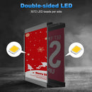 Outdoor Double Sided LED Signs Full Color Programmable 39"x 14" with WIFI, P10, Programmable Scrolling LED Display,Texts and Image Display for LED Advertising Sign Board (Double sides) - North State Signs & Printing