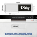 Oxepleus Dishwasher Magnet Clean Dirty Sign, Farmhouse Rustic Wood Design - North State Signs & Printing