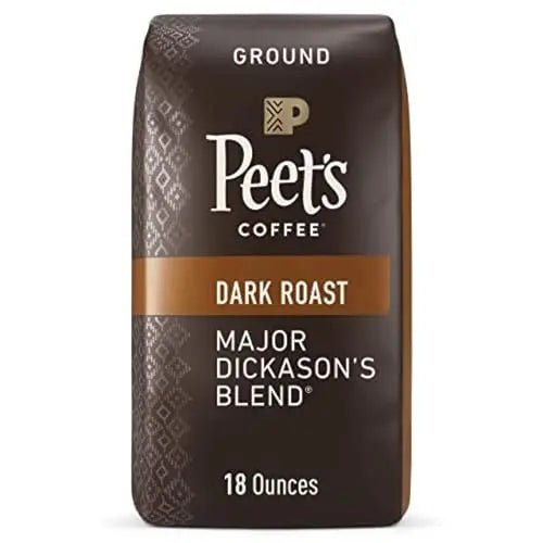 Peet's Coffee, Dark Roast Ground Coffee - Major Dickason's Blend 18 Ounce Bag - North State Signs & Printing