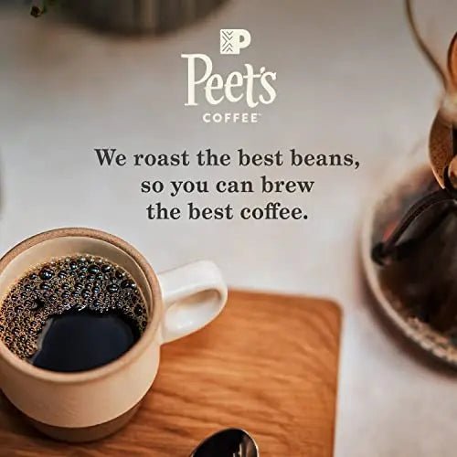 Peet's Coffee, Dark Roast Ground Coffee - Major Dickason's Blend 18 Ounce Bag - North State Signs & Printing